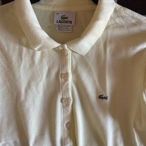 Lacoste Women’s Polo size 40/8 yellow